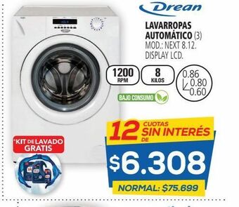 Casa del Audio Lavarropas drean oferta