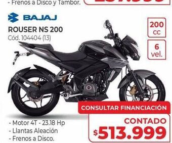 Naldo Lombardi Bajaj rouser ns 200 oferta
