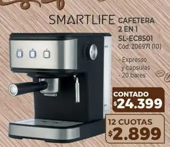Naldo Lombardi Cafetera smartlife 2 en 1 oferta