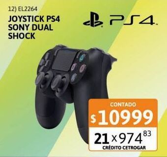Cetrogar Joystick sony para ps4 dualshock 4 imp oferta