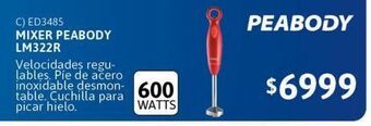 Cetrogar Mixer peabody lm322r 600w oferta