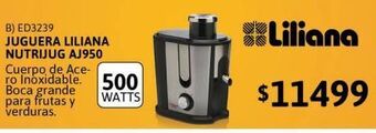 Cetrogar Extractor de citricos liliana "nutrijug" oferta