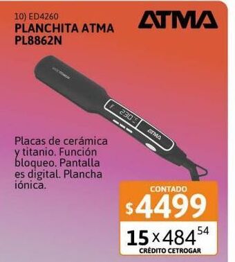 Cetrogar Planchita atma oferta