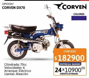 Cetrogar Corven dx70 oferta