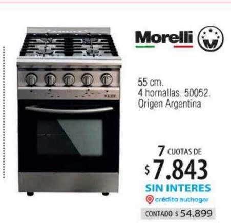 Cocina cristal 600 MORELLI | New House – Equipamientos de Baño y Cocina –  Canning – Zona sur