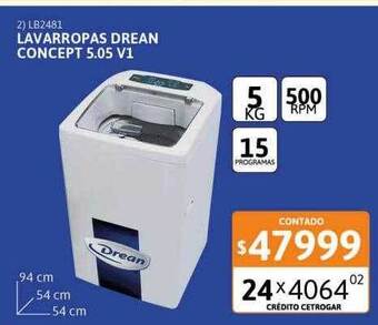 Cetrogar Lavarropas Drean Concept 5.05 V1 oferta