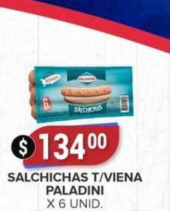 Supermercados Mayor Salchichas T-viena Paladini oferta