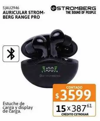 Cetrogar Auricular Stromberg Range Pro oferta