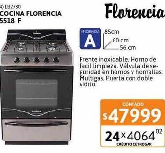 Cetrogar Cocina Florencia 5518 F oferta