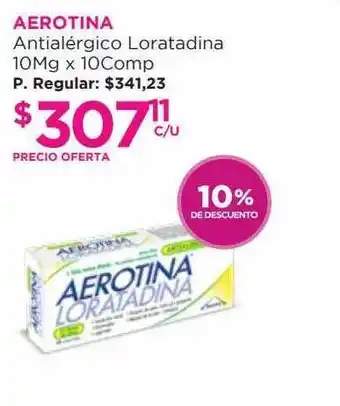 Punto de Salud Aerotina Antialérgico Loratadina 10% De Descuento oferta