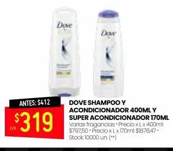 Changomas Shampoo dove oferta