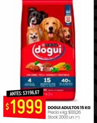 Changomas Alimento para perros dogui oferta