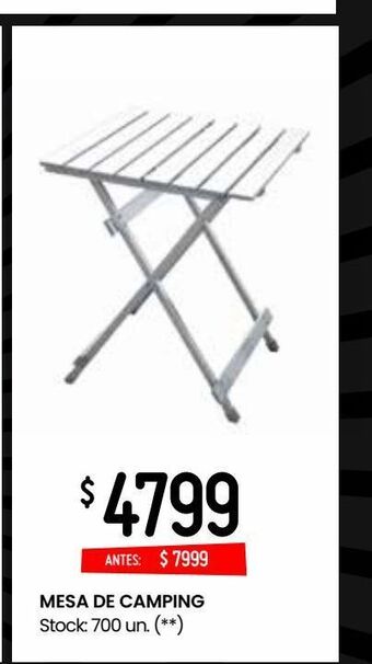 Changomas Mesa plegable oferta