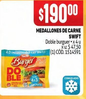 Makro Medallones de carne swift oferta