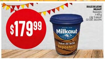 Makro Dulce de leche milkaut oferta