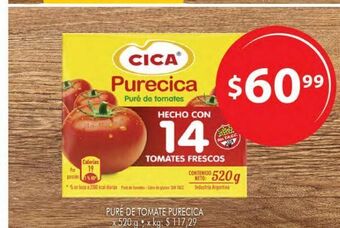 Makro Puré de tomate purecica oferta