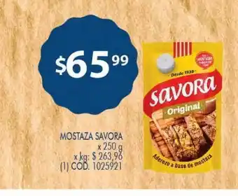 Makro Mostaza savora x 250 g oferta