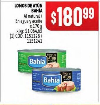 Makro Lomos de atún bahía oferta