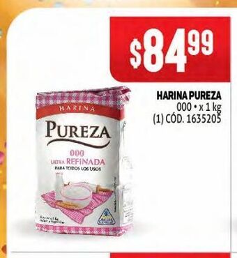 Makro Harina pureza oferta