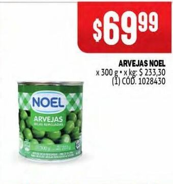 Makro Arvejas noel oferta