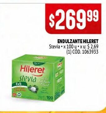 Makro Endulzante hileret oferta