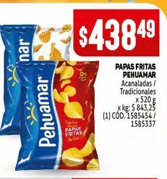 Makro Papas fritas pehuamar oferta