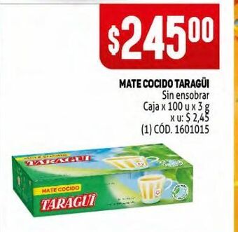 Makro Mate cocido taraguí oferta