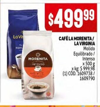 Makro Cafe la morenita la virginia oferta
