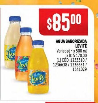Makro Agua saborizada levité oferta
