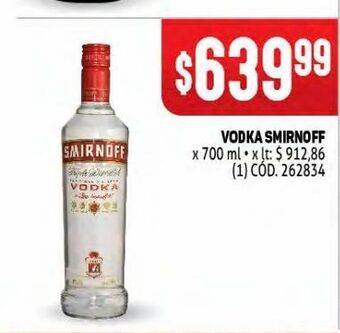 Makro Vodka smirnoff oferta