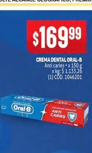 Makro Crema dental oral-b oferta