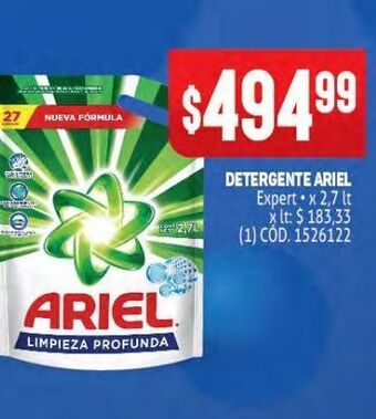 Makro Detergente ariel oferta