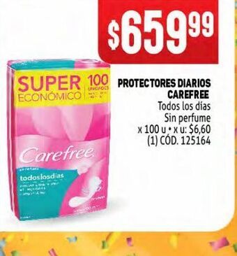 Makro Protectores femeninos carefree oferta