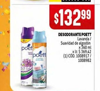 Makro Desodorante poett oferta