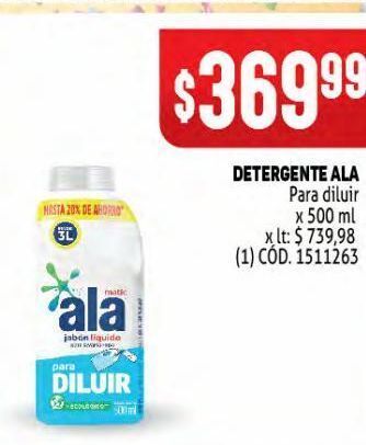 Makro Detergente ala oferta