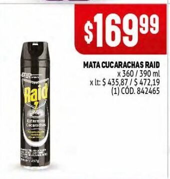 Makro Mata cucarachas raid oferta