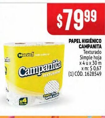 Makro Papel higiénico campanita oferta