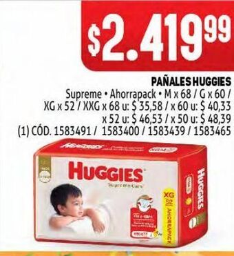 Makro Pañales huggies oferta