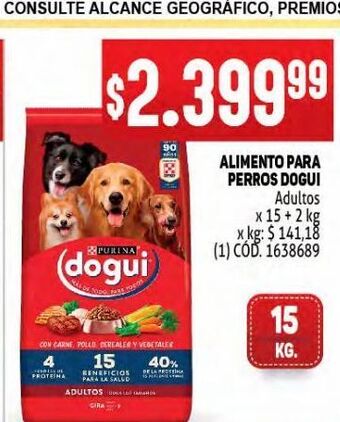 Makro Alimento para perros dogui oferta