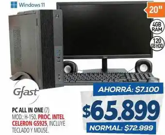 Casa del Audio Gfast Pc All In One oferta