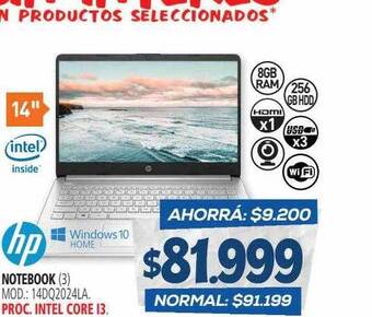 Casa del Audio Hp Notebook oferta