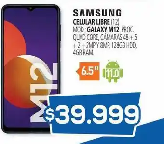 Casa del Audio Samsung Celular Libre oferta