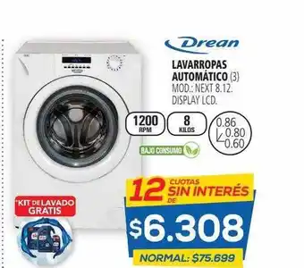 Casa del Audio Drean Lavarropas Automático oferta