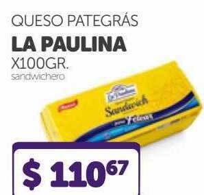 La Gallega Supermercados Queso Pategras La Paulina oferta