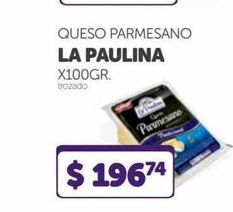 La Gallega Supermercados Queso Parmesano La Paulina oferta