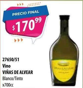 Micropack Vino Viñas De Alvear Blanco Tinto oferta