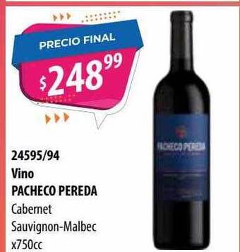 Micropack Vino Pacheco Pereda Cabernet Sauvignon-malbec oferta