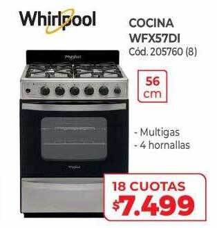 Naldo Lombardi Whirlpool Cocina Wfx57di oferta