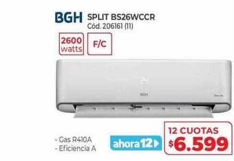 Naldo Lombardi Bgh Split Bs26wccr oferta
