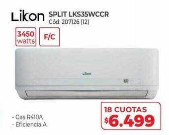 Naldo Lombardi Likon Split Lks35wccr oferta